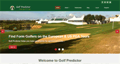 Desktop Screenshot of golfpredictor.com